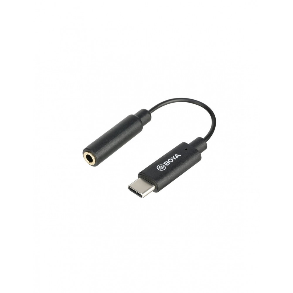 BY K4 CABLE BOYA TRRS HEMBRA A USB TIPO C  (ANDROID) 6 CM.