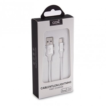 64055 CABLE USB A LIGHTNING COOL